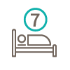sleeps 7 icon