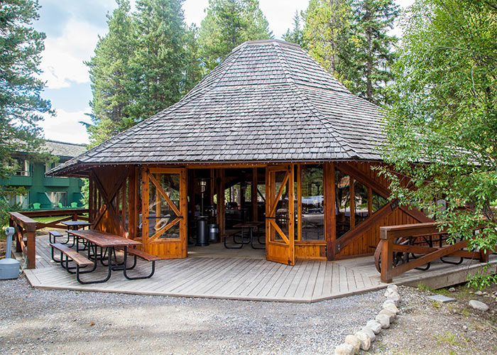 Great Canadian Gazebo open in summer